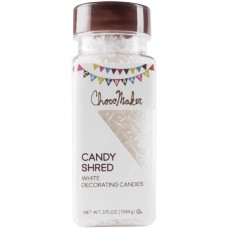 CHOCOMAKER: Candy Shred White, 0.375 oz