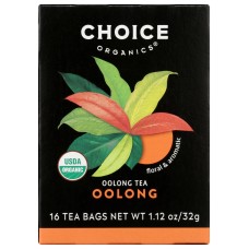CHOICE TEA: Organic Oolong Tea, 16 bg