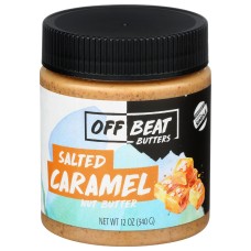 OFF BEAT BUTTERS: Salted Caramel Nut Butter, 12 oz