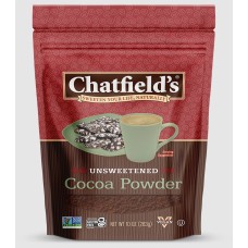 CHATFIELDS: Unsweetened Cocoa Powder Pouch, 10 oz