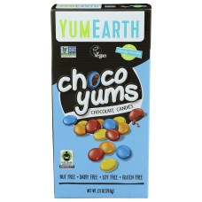 YUMEARTH: Choco Yums Chocolate Candies, 2.5 oz