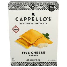 CAPPELLOS: Five Cheese Ravioli, 9.9 oz