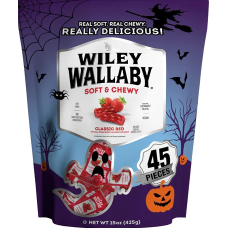 WILEY WALLABY: Halloween Classic Red Licorice, 15 oz