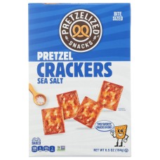 PRETZELIZED SNACKS: Sea Salt Pretzel Crackers, 6.5 oz