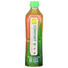 ALO: Comfort Aloe Vera Watermelon Peach Juice Drink, 16.9 fo