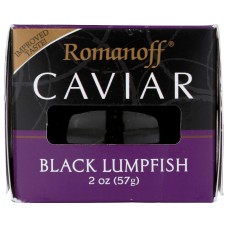 ROMANOFF: Black Lumpfish Caviar, 2 oz
