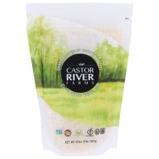 CASTOR RIVER FARMS: Long Grain White Rice, 32 oz
