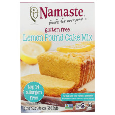 NAMASTE FOODS: Lemon Pound Cake Mix, 18 oz