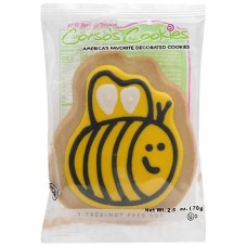 CORSOS COOKIES: Bumble Bee Decorated Cookies, 2.5 oz