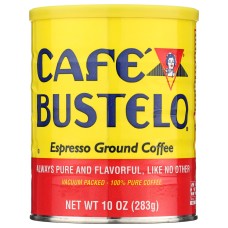 CAFE BUSTELO: Ground Espresso Coffee Can, 10 oz