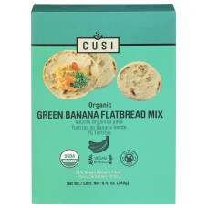 CUSI WORLD: Green Banana Flatbread Mix, 8.47 oz