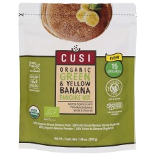 CUSI WORLD: Green Yellow Banana Pancake Mix, 7.05 oz