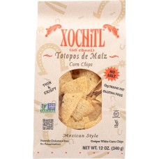 XOCHITL: No Salt Corn Chips, 12 oz