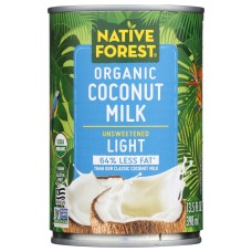 NATIVE FOREST: Organic Unsweetened Light Coconut Milk, 13.5 fo