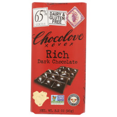 CHOCOLOVE: Rich Dark Chocolate, 3.2 oz