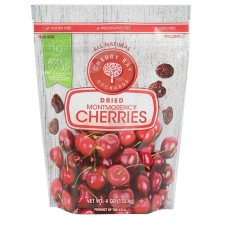 CHERRY BAY ORCHARDS: Dried Montmorency Cherries No Added Sugar, 4 oz