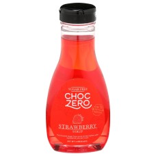 CHOCZERO: Strawberry Syrup Sugar Free, 12 fo