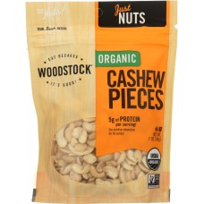 WOODSTOCK: Organic Cashew Pieces, 7 oz