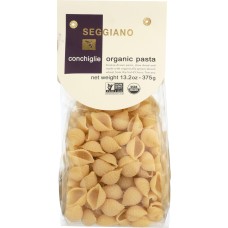 SEGGIANO: Organic Conchiglie Pasta, 13.2 oz