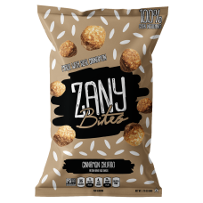 ZANY BITES: Cinnamon Churro Artisan Baked Rice Snacks, 1.75 oz