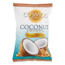 COSMOS CREATIONS: Coconut Crunch Premium Puffed Corn, 6.5 oz