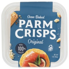 PARM CRISPS: Original Tub, 3 oz