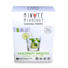 MINUTE MIXOLOGY: Cocktail Mixer Coconut Mojito 8 Packets, 4.4 oz