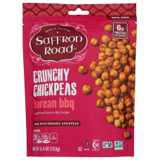 SAFFRON ROAD: Korean BBQ Crunchy Chickpeas, 5.4 oz