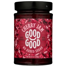 GOOD GOOD: Cherry Jam Keto Friendly No Added Sugar, 12 oz