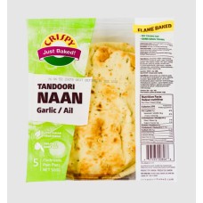 CRISPY JUST BAKED: Naan Tandoori Garlic, 1.102 lb