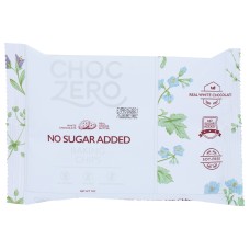 CHOCZERO: White Chocolate Baking Chips Sugar Free, 7 oz