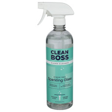 CLEAN BOSS: Sparkling Glass Spray Cleaner, 24 fo