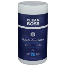 CLEAN BOSS: Multi Surface Wipes, 70 ea CLEAN BOSS: Multi Surface Wipes, 70 ea