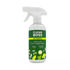 CLEAN BOSS: Eat Cleaner Fruit and Veggie Wash Spray, 12 fo CLEAN BOSS: Eat Cleaner Fruit and Veggie Wash Spray, 12 fo