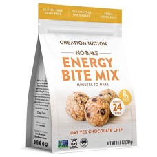CREATION NATION: Oat Yes Chocolate Chip No Bake Energy Bite Mix, 10.4 oz