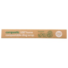COMPOSTIC: Compostable Cling Wrap, 250 ft