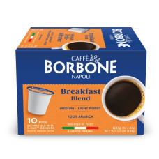 CAFFE BORBONE: Breakfast Blend Kcup Coffee, 10 pc