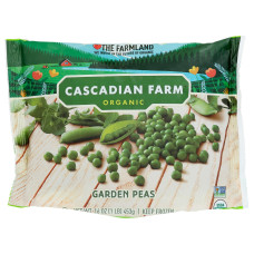 CASCADIAN FARM: Garden Peas, 16 oz