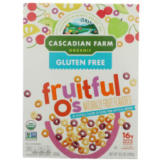CASCADIAN FARM: Fruitful Os Cereal, 10.2 oz