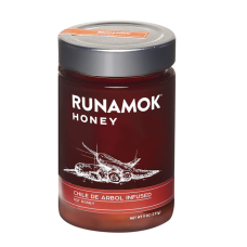 RUNAMOK MAPLE: Chile de Arbol Infused Honey, 9 oz