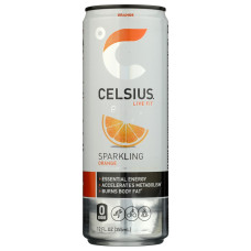 CELSIUS: Live Fit Sparkling Orange, 12 oz CELSIUS: Live Fit Sparkling Orange, 12 oz