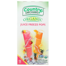 COUNTRY ORCHARD: Strawberry Mango Orange Pineapple Juice Freeze Pops, 18 oz