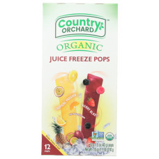 COUNTRY ORCHARD: Tropical Passion Berry Blast Juice Freeze Pops, 18 oz
