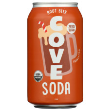 COVE: Probiotic Root Beer Soda, 12 fo