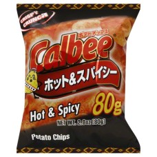CALBEE: Hot And Spicy Potato Chips, 2.8 oz