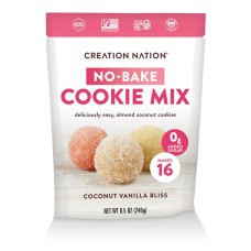 CREATION NATION: No Bake Coconut Vanilla Bliss Cookie Mix, 8.5 oz