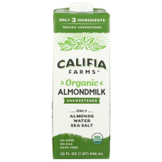 CALIFIA: Organic Unsweetened Almondmilk, 32 fo