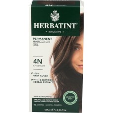 HERBATINT: Permanent Hair Colour Gel 4N Chestnut, 4.56 oz