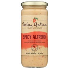 CUCINA ANTICA: Spicy Alfredo Pasta Sauce, 16.9 oz
