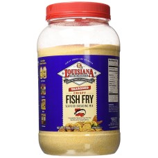 LOUISIANA FISH FRY: Fry Mix Fish Seasoned, 1 ga